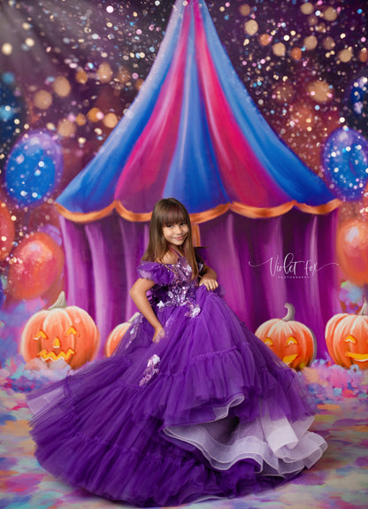 RTS Pumpkin Carnival - 8.5x14' Sweep - Value Luxe Fabric - Like New - 50% Off