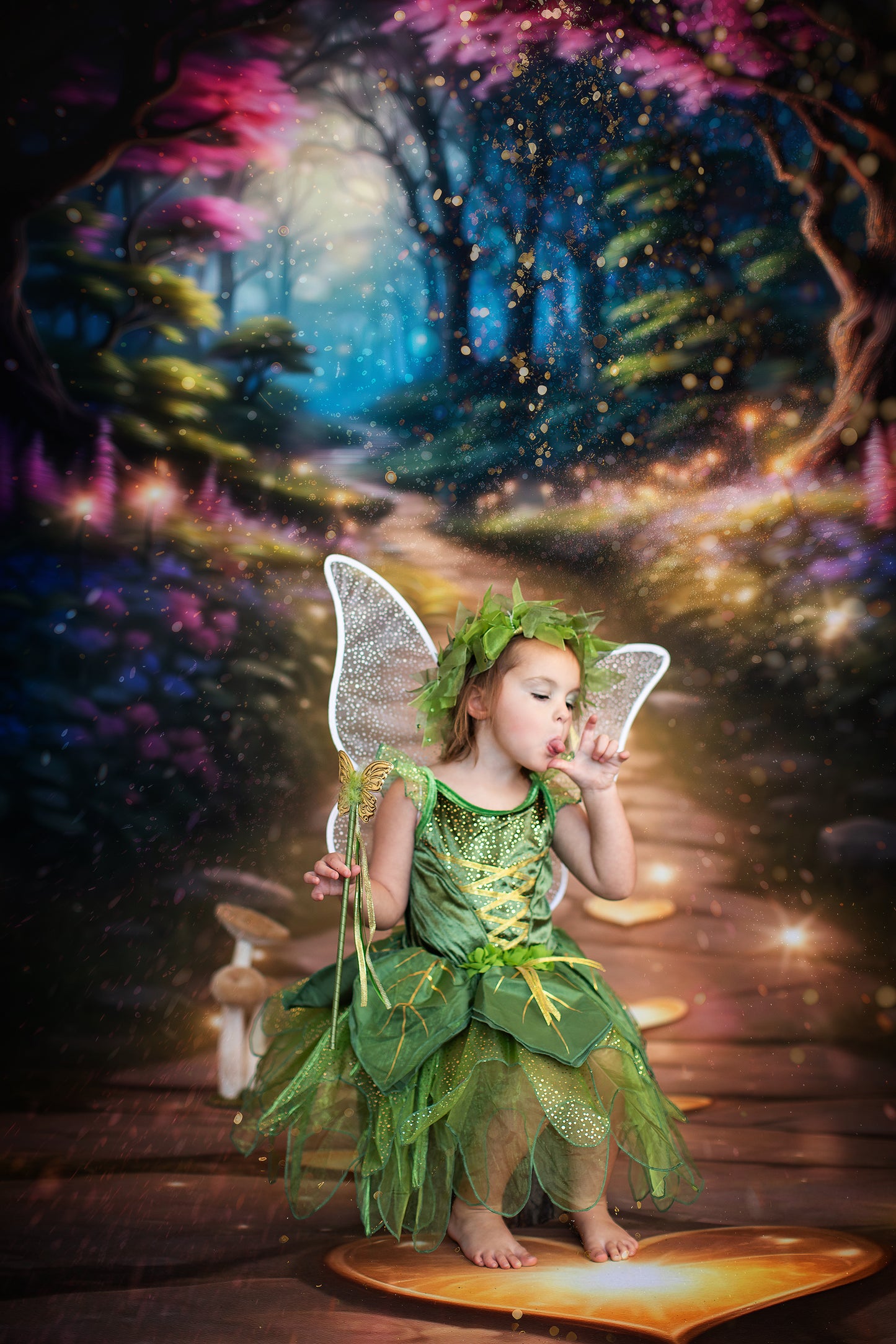 Fairy Valentine Forest - With Sweep Option