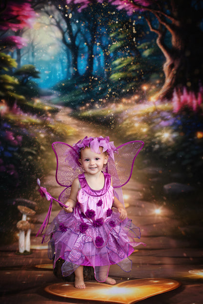 Fairy Valentine Forest - With Sweep Option