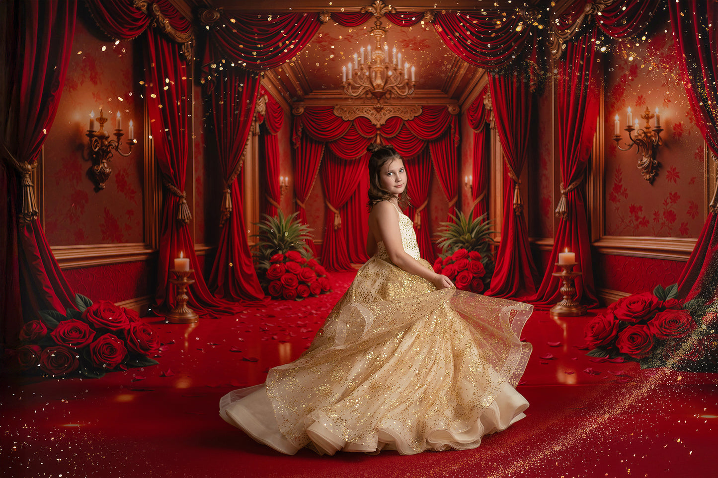 Scarlet Ballroom - With Sweep Option