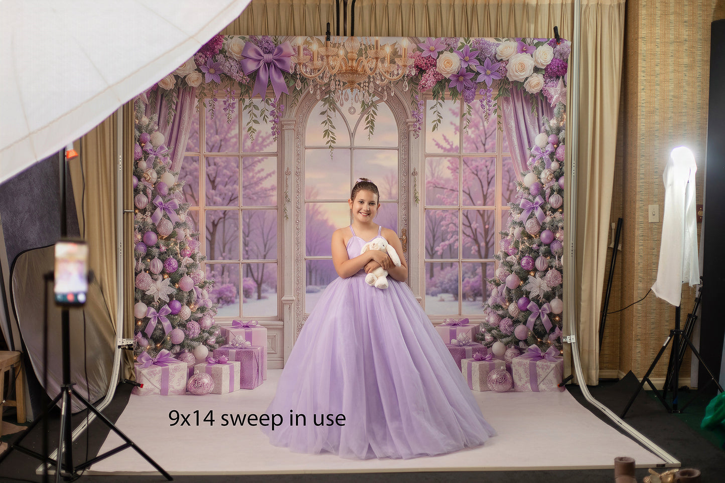 Purple Present Parlor - with Sweep Option