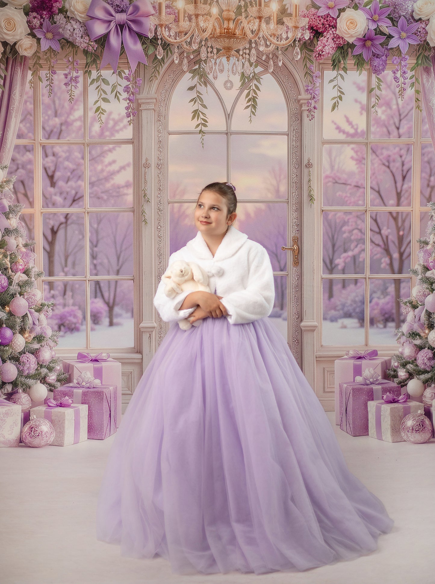 Purple Present Parlor - with Sweep Option