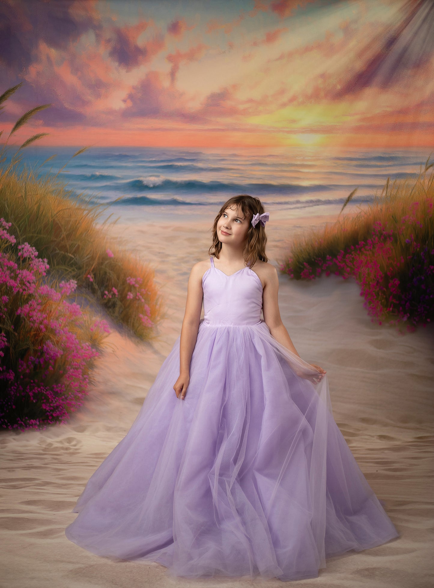 Cotton Candy Coastline - With Sweep Option