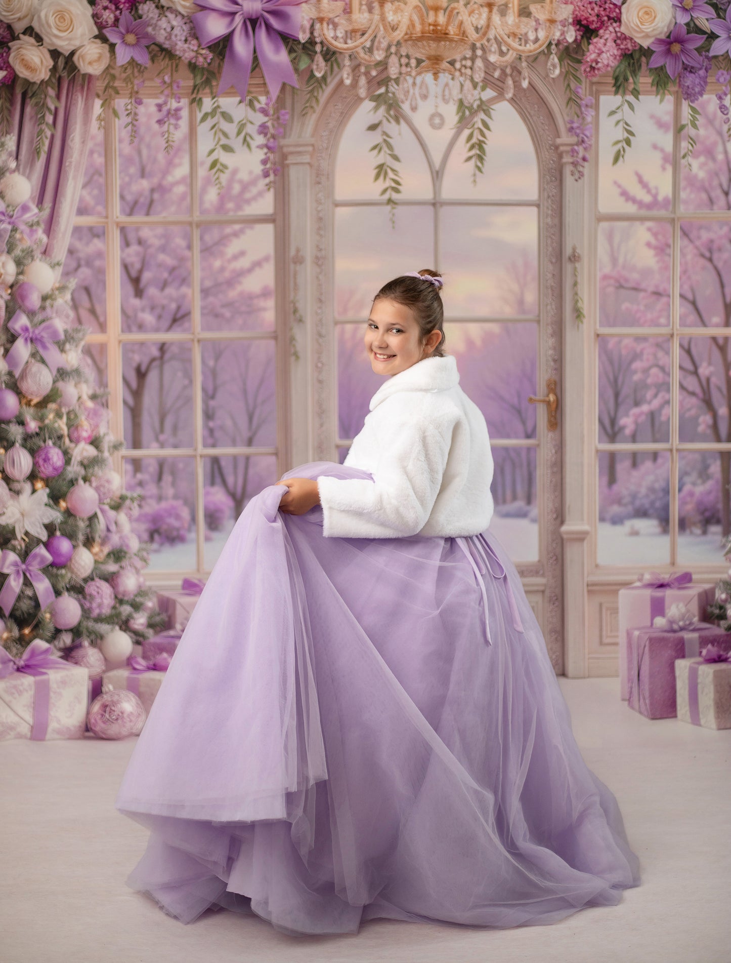 Purple Present Parlor - with Sweep Option