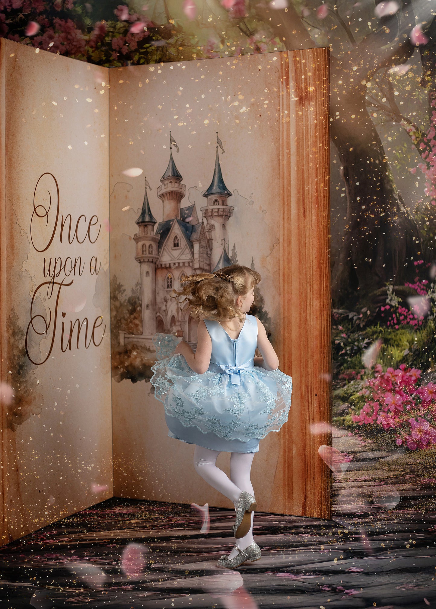 Once Upon A Time Book Set - 2pk Slimline Drops For OG Fancy Lite System - Slimline Panels