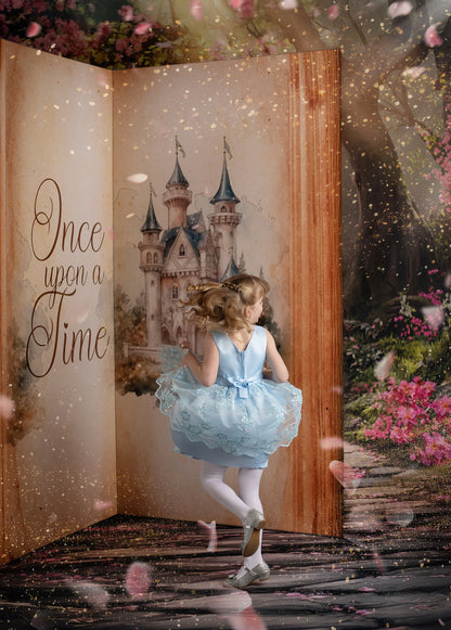 Once Upon A Time Book Set - 2pk Slimline Drops For OG Fancy Lite System - Slimline Panels