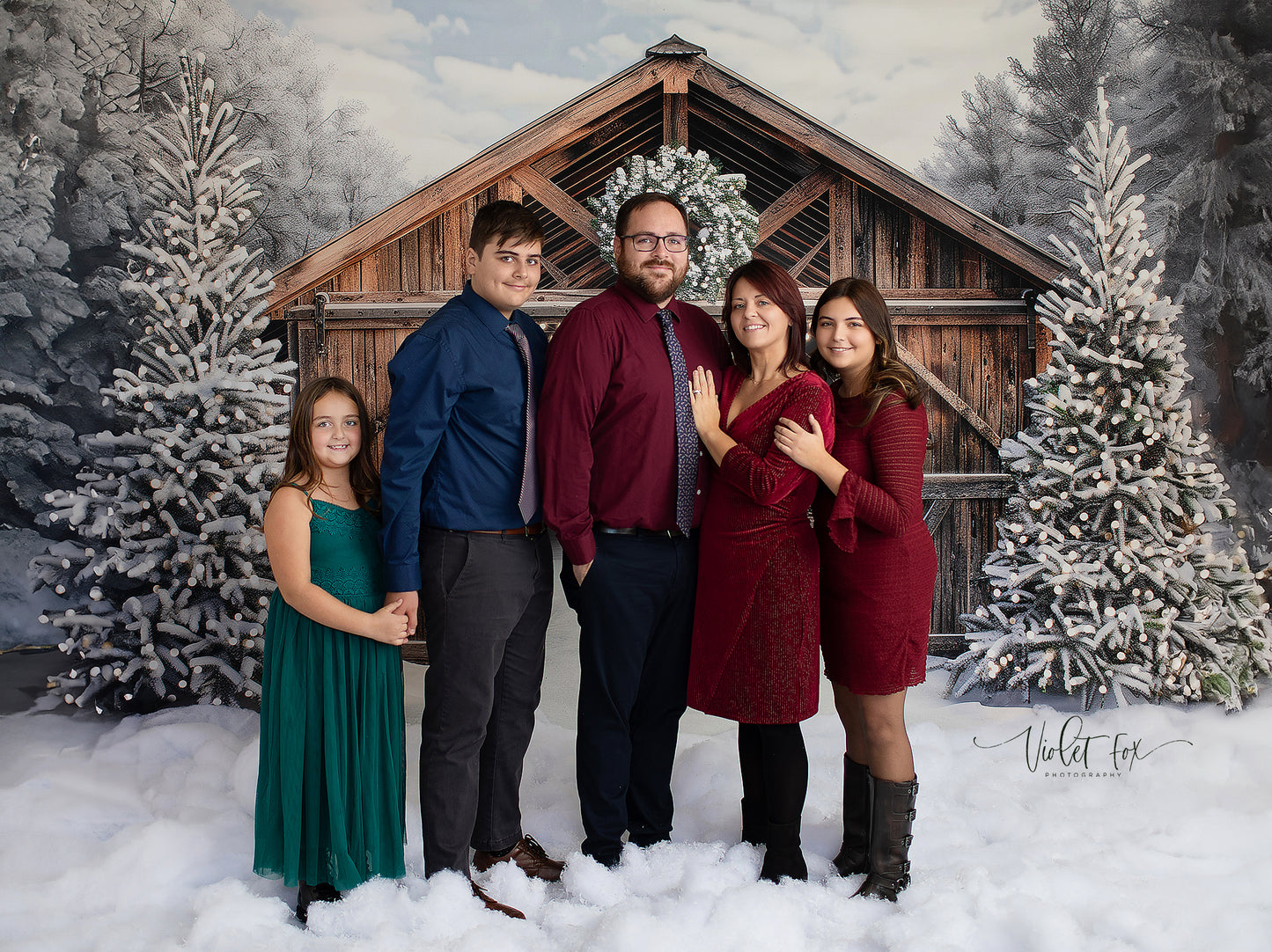 Snowy Mountain Tree Farm - with Sweep Option