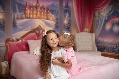 Holiday Fairytale Slumber - Pink  - With Sweep Option