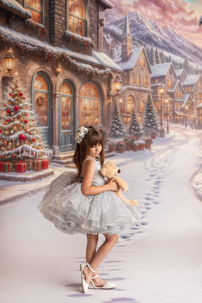 Winter Frost Market Street - Snow Version - with Sweep Option