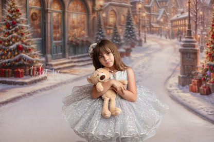 Winter Frost Market Street - Snow Version - with Sweep Option