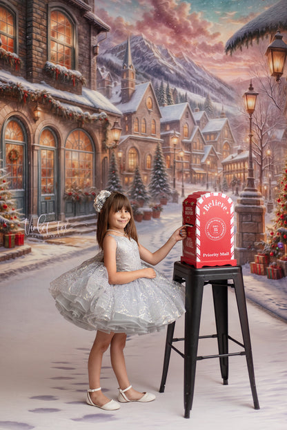 Winter Frost Market Street - Snow Version - with Sweep Option