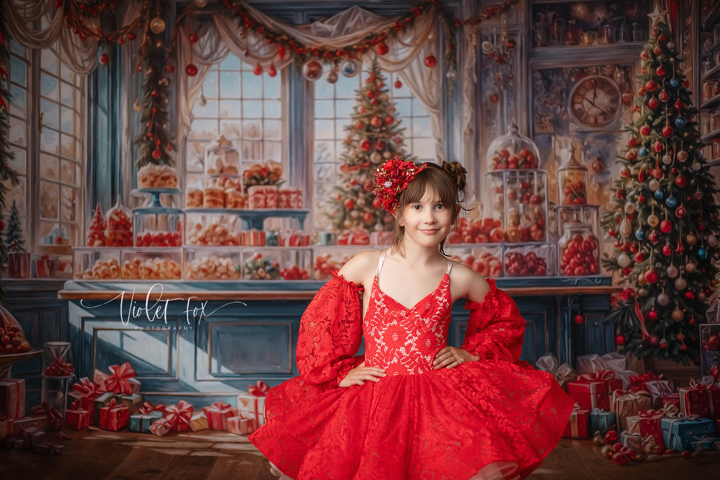 Winter Wonderland Sweet Shop - With Sweep Option