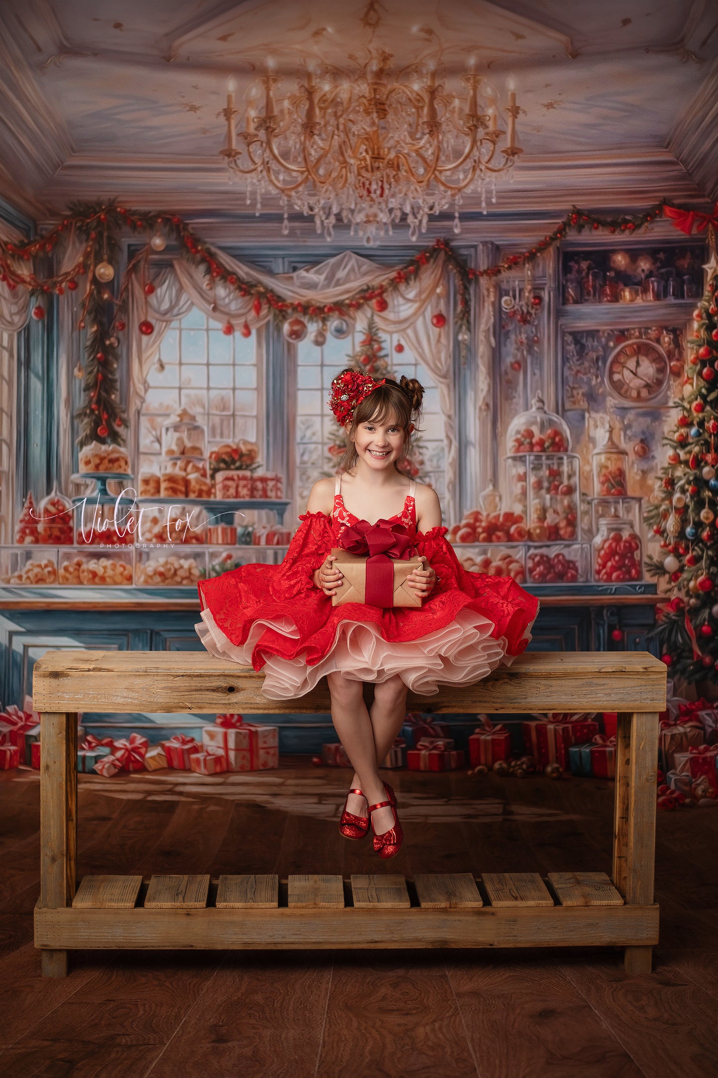 Winter Wonderland Sweet Shop - With Sweep Option