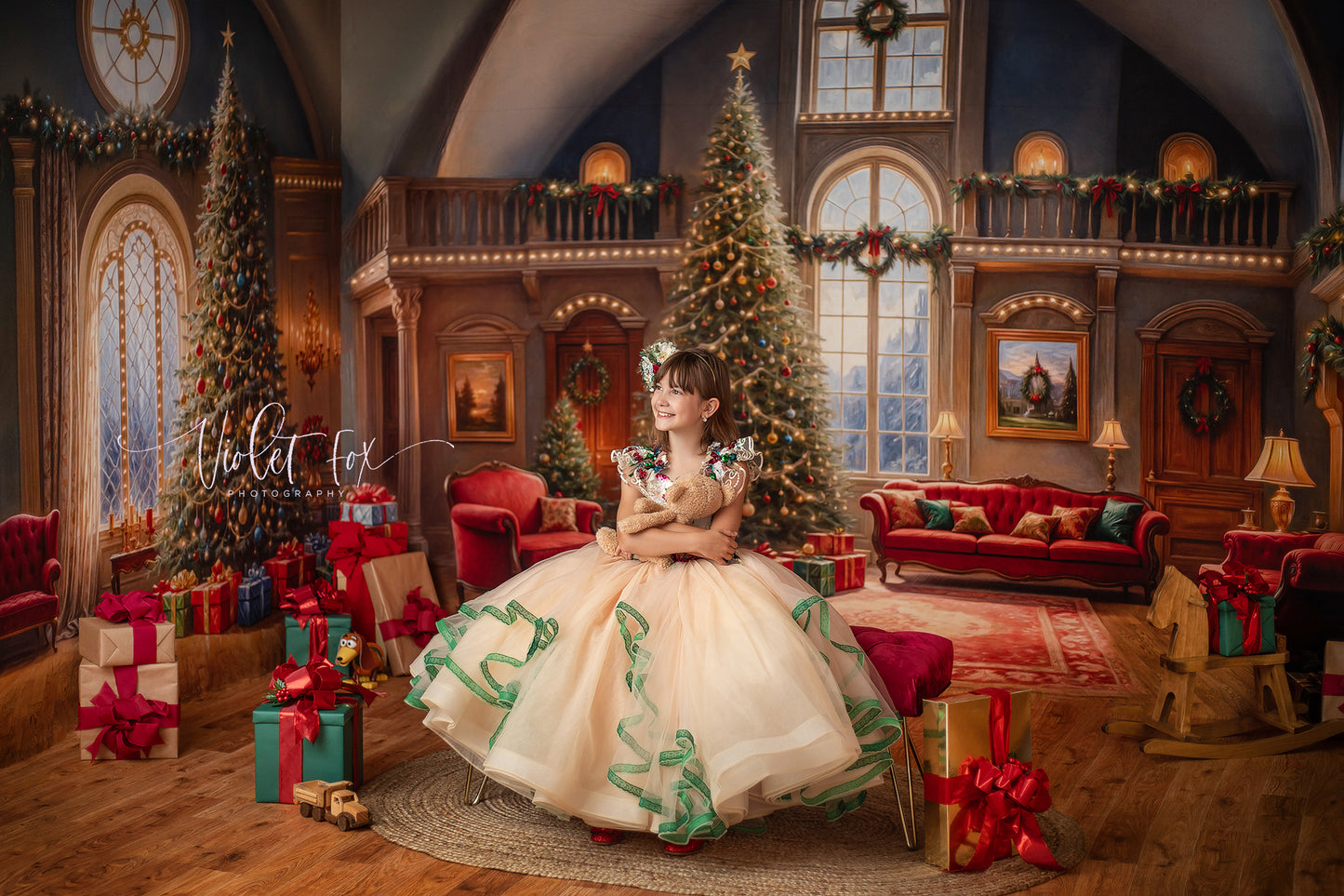 Elegant Christmas Chateau - Room