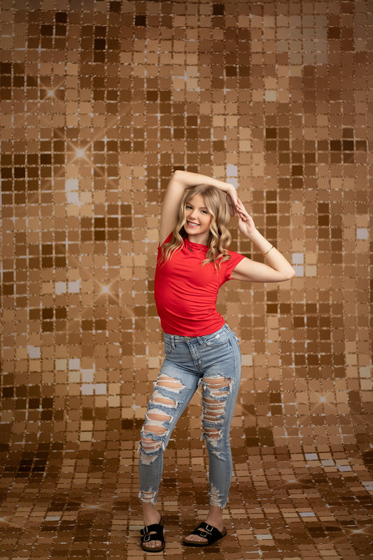 Gilded Gala Glow - With Sweep Option