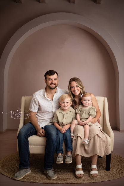 Beige Elegant Arch - Tile Floor - With Sweep Option