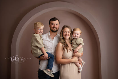 Beige Elegant Arch - Tile Floor - With Sweep Option