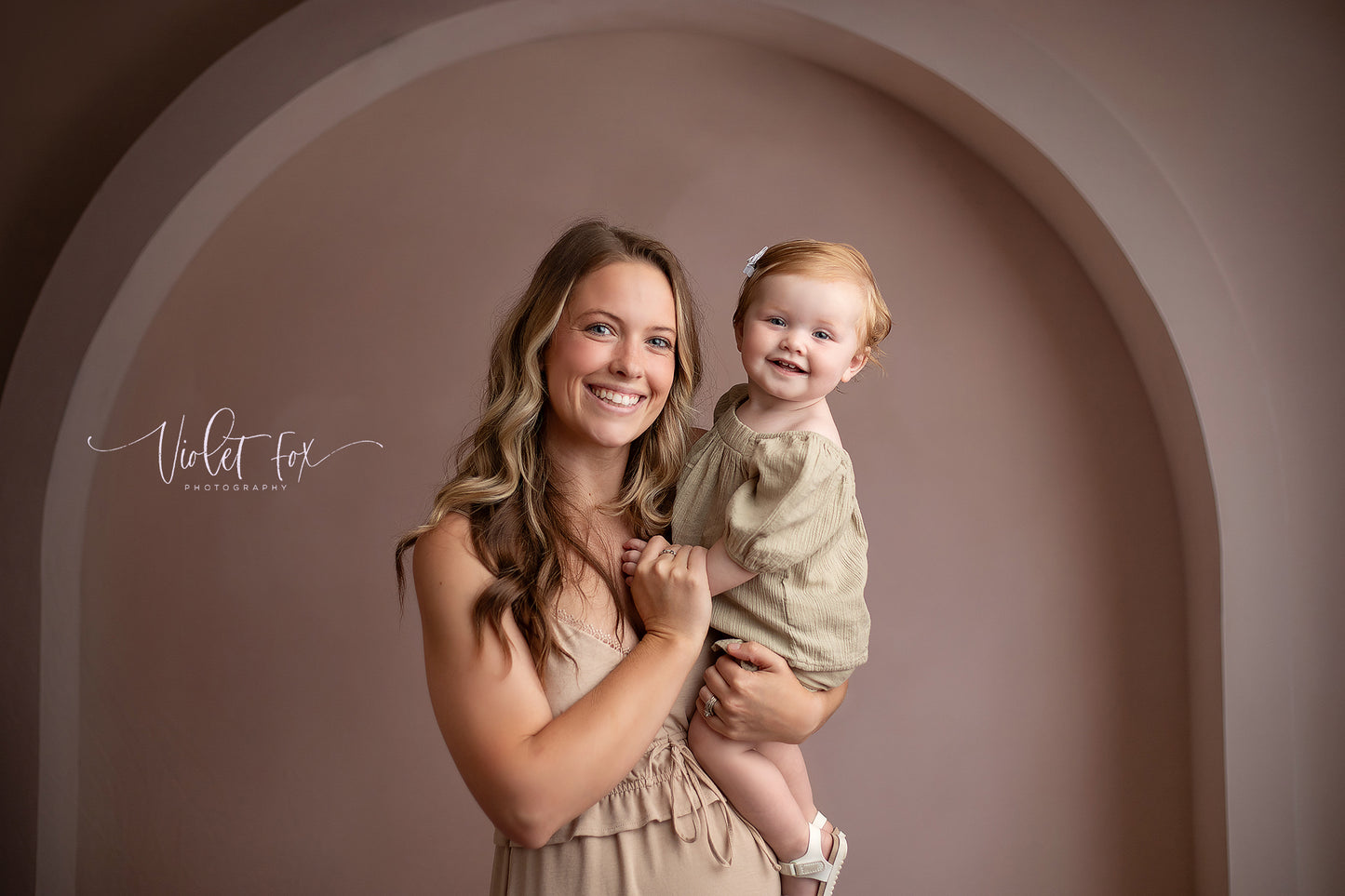 Beige Elegant Arch - Tile Floor - With Sweep Option