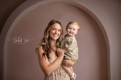 Beige Elegant Arch - Tile Floor - With Sweep Option