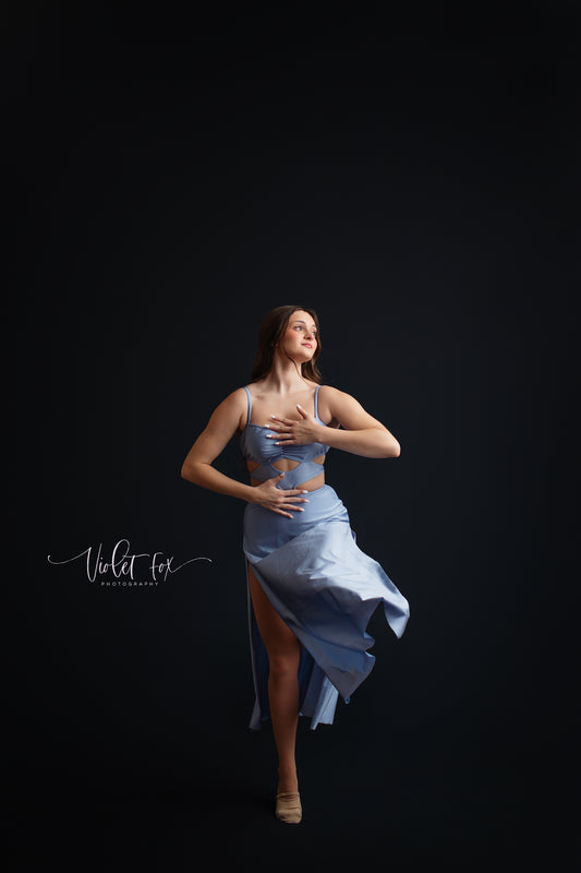 RTS Deep Thunder Gray- 10x15' Wrinkle-Free Fabric Sweep - Slight Banding - 60% Off