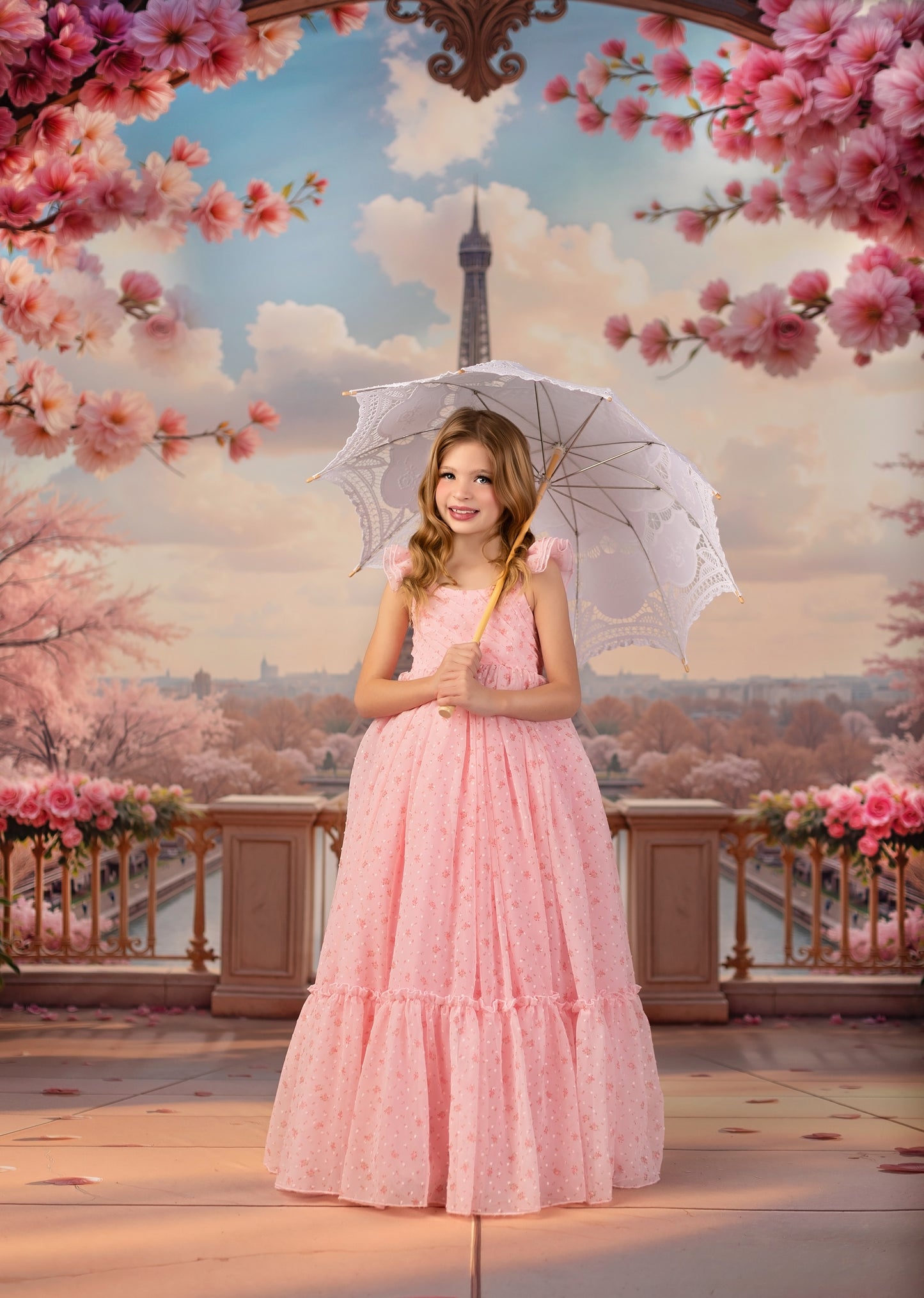 Valentine In Paris - With Sweep Option