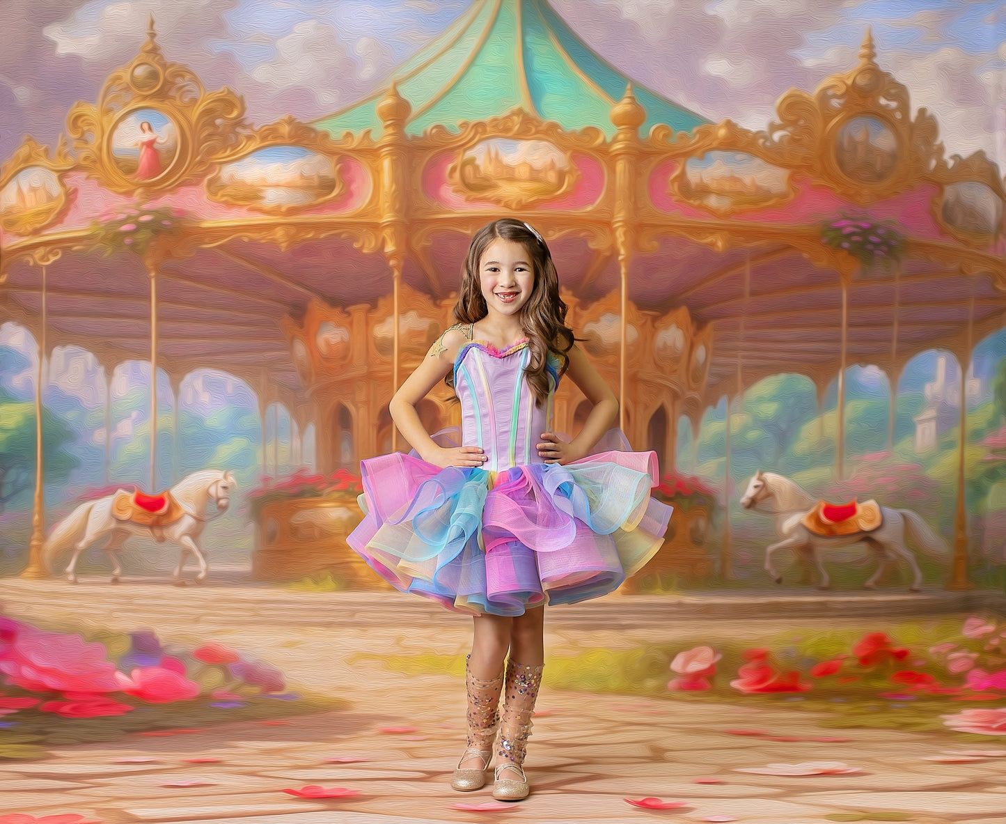 Victorian Elegance Carousel - With Sweep Option