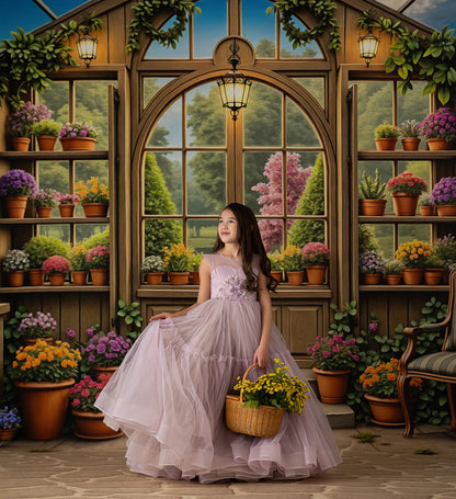 Violet Lavender Greenhouse - With Sweep Option