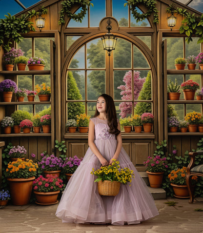 Violet Lavender Greenhouse - With Sweep Option