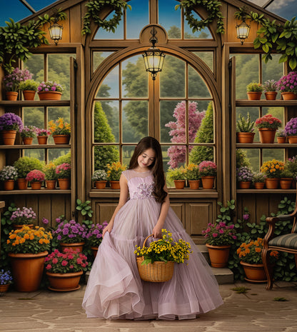 Violet Lavender Greenhouse - With Sweep Option