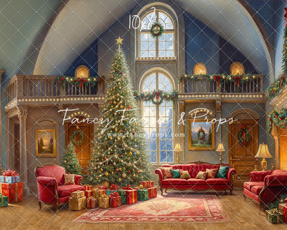Elegant Christmas Chateau - with Sweep Option