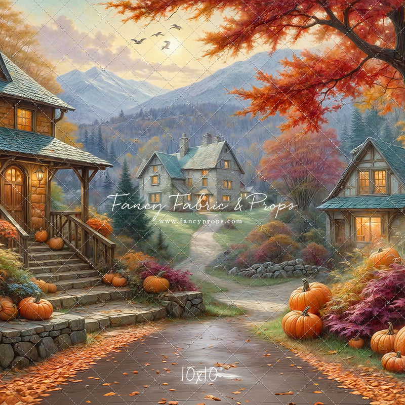 Autumn Village Vista - With Sweep Option