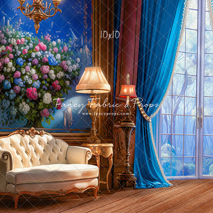 Elegant Lounge - Blue - With Sweep Option