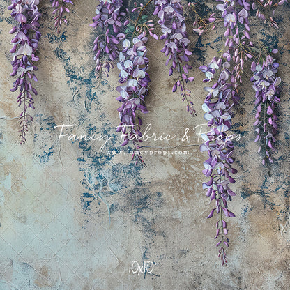 Painted Floral Lavender Wisteria