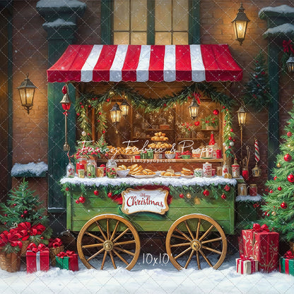 Yuletide Treats Cart - With Sweep Option