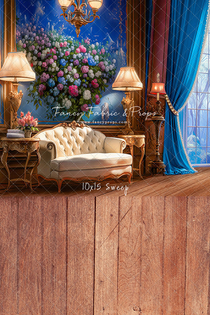 Elegant Lounge - Blue - With Sweep Option