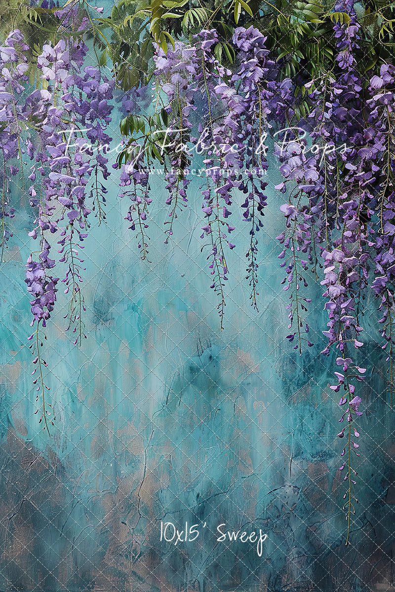 Painted Blue Wisteria