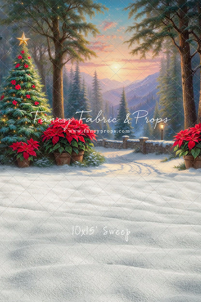 Sunset on Yuletide Lane - With Sweep Option