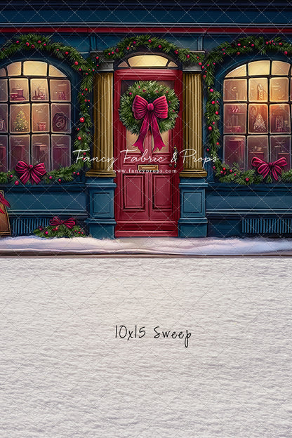 Wintertime Shop - Blue Shop - with Sweep Option