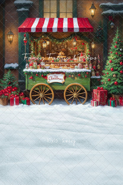 Yuletide Treats Cart - With Sweep Option