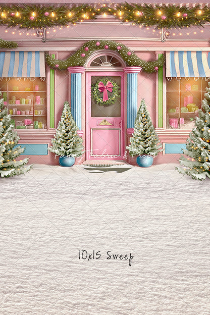 Frosty Sweet Shop - Pink & Blue - with Sweep Option