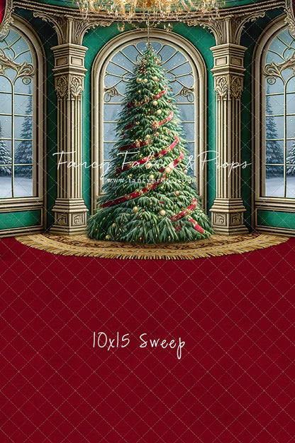 Royal Christmas Tree - Red Carpet Option - with Sweep Option