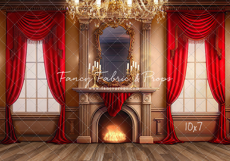 Cozy Up By The Fire - Wood Floor Option - with Sweep Option