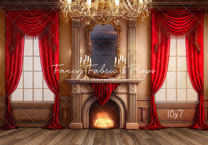 Cozy Up By The Fire - Wood Floor Option - with Sweep Option