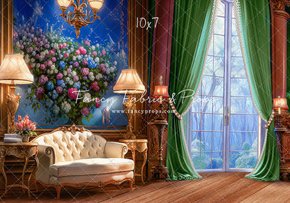 Elegant Lounge - Green - With Sweep Option