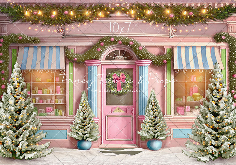 Frosty Sweet Shop - Pink & Blue - with Sweep Option