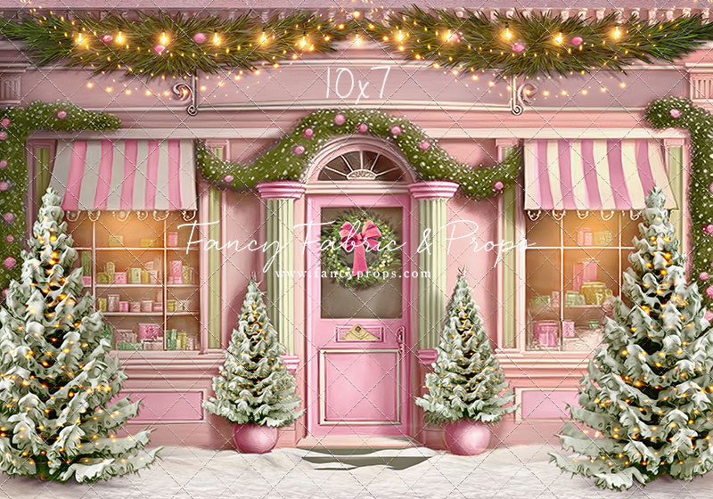 Frosty Sweet Shop - Pink & Sage - with Sweep Option