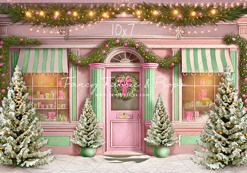Frosty Sweet Shop - Pink & Green - with Sweep Option