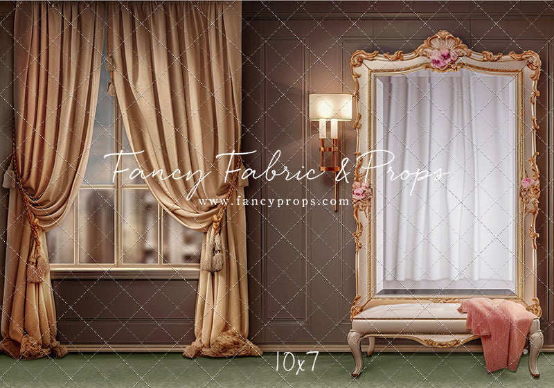 Glam Mirror - Green Floor - With Sweep Option