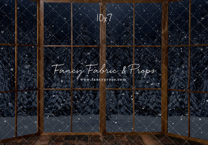 Midnight Snowy Bay View