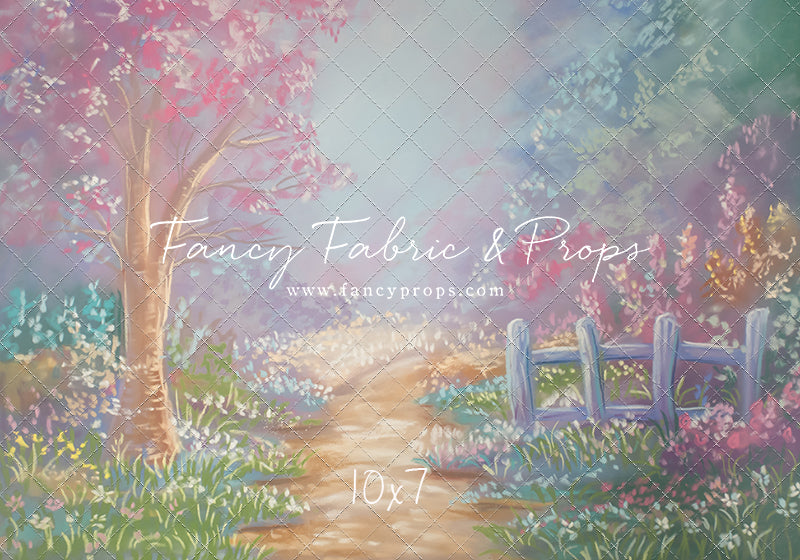 Pastel Garden Pathway - With Sweep Option